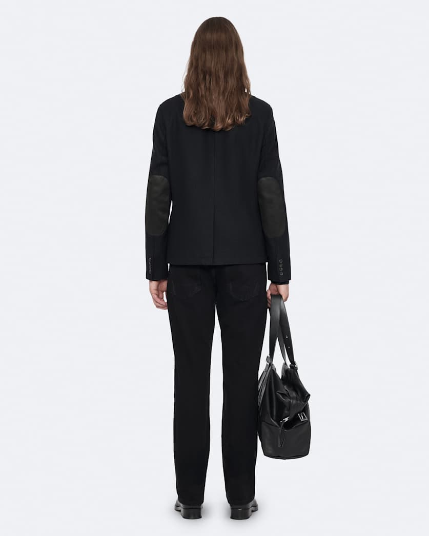 Hyde Wool-Blend Slim-Fit Blazer DARK INK BLUE | ALLSAINTS Canada